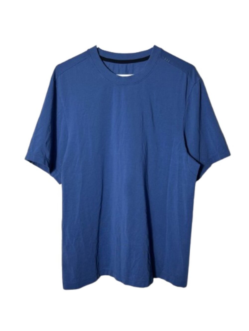 Lululemon crewneck blue short sleeve cotton(?) t-shirt men's